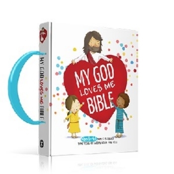 Picture of God Loves Me Bible (Board Book With Handle)