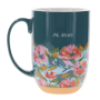 Picture of Mug Be Still & Know Floral Teal Green