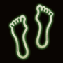 Picture of Footprints Glow-In-The-Dark Pack of 6