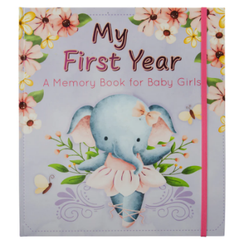Picture of My First Year: A Memory Book For Baby Girls