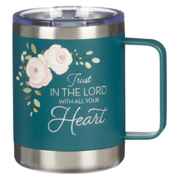 Picture of Stainless Steel Travel Mug Trust in the Lord