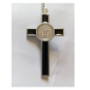 Picture of Cross, With Chain (Small) Black & Silver Enamel