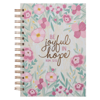 Picture of Be Joyful in Hope Hardcover Wirebound Journal