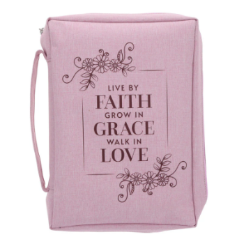 Picture of Bible Bag Live by Faith Rose Poly / M