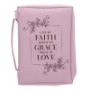 Picture of Bible Bag Live by Faith Rose Polyester / XL