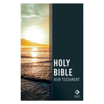 Picture of NLT Ocean Sunrise New Testament Bible