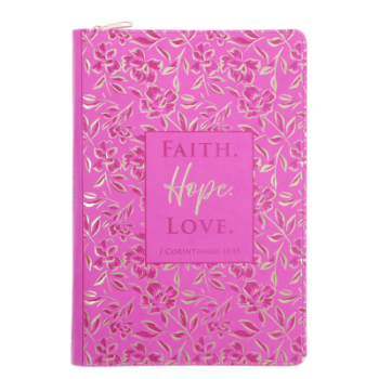 Picture of Journal Faith Hope Love Pink