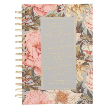 Picture of Journal Be Strong & Courageous Dahlia