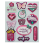 Picture of Twelve-Piece 3D Sticker Set For Girls