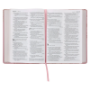 Picture of NLT Pink Peonies Large Print Bible