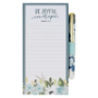 Picture of Magnetic Notepad with Pen Be Joyful in Hope