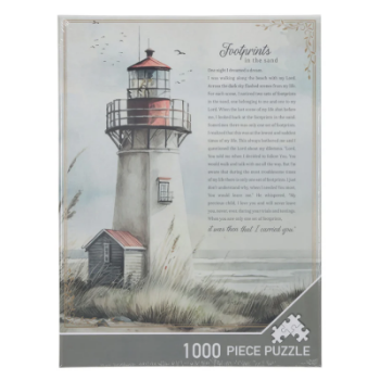 Picture of Puzzle Footprints 1000 Piece Cardboard Puzzle